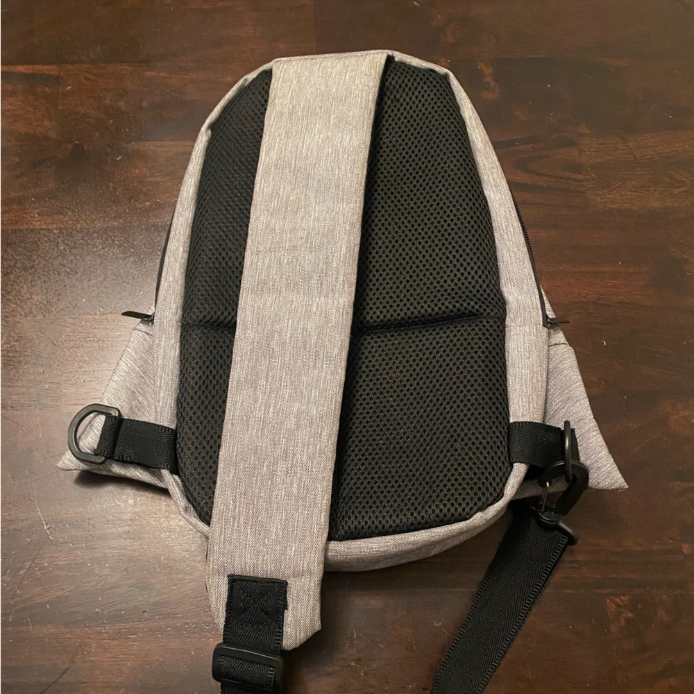 Gray Sling Backpack - Picture 8 of 12